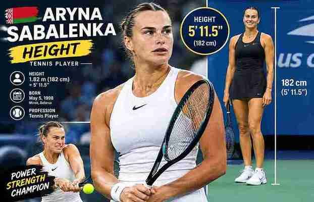 Aryna Sabalenka Height