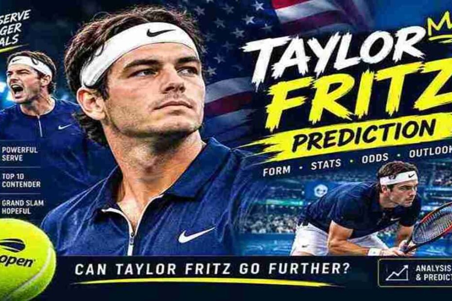 Taylor Fritz tennis match prediction and performance analysis feature graphic